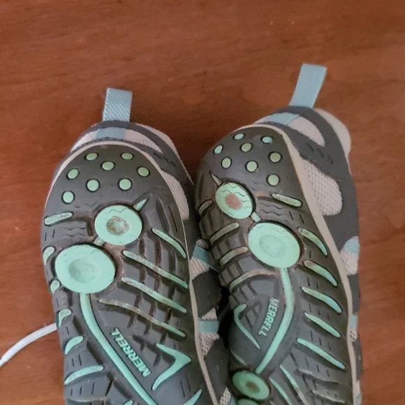 Merrell Mykos Aquatic Women's Athletic Shoes in Gray and Light Blue EUC - Picture 8 of 11